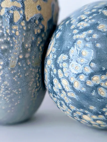 Vases en céramique - collection Winter By the Sea