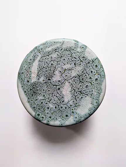 Céramique émaux verts